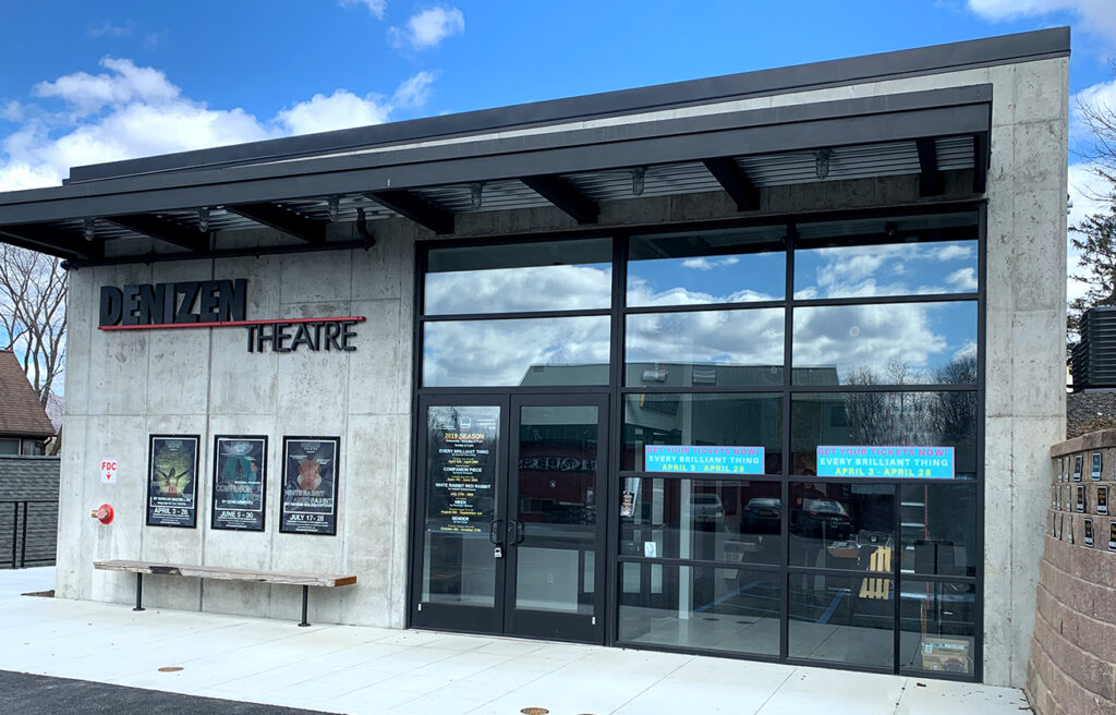 Commercial glass installation