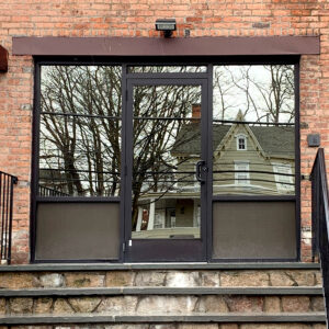 Brick Building Storefront Entrance